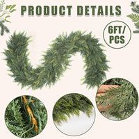 Lush Cedar Garland (Buy 1 Get 1 Free)